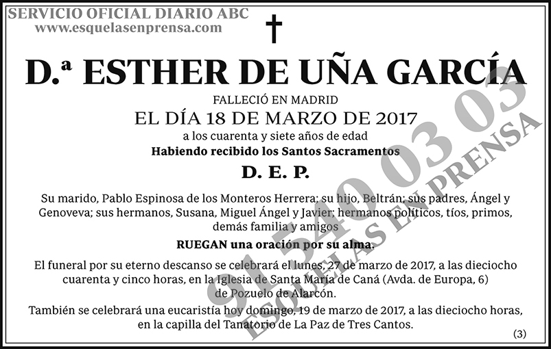 Esther de la Uña García